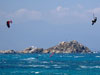 high kitesurf jumps in Mikri Vigla, Naxos