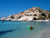 Crystal clear waters of Mikri Vigla, Naxos