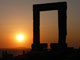 Portara at sunset, Naxos harbor